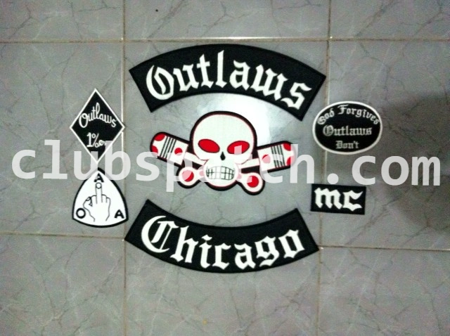 Outlaws Embroidery Patch