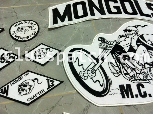 Mongols Embroidery Patch