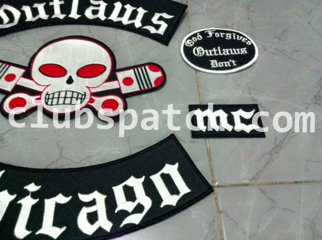 Outlaws Embroidery Patch