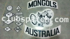 Mongols Embroidery Patch