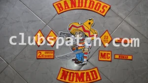 Bandidos Nomad Embroidery Patch - New Style