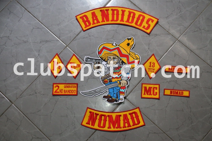Bandidos Nomad Embroidery Patch - New Style