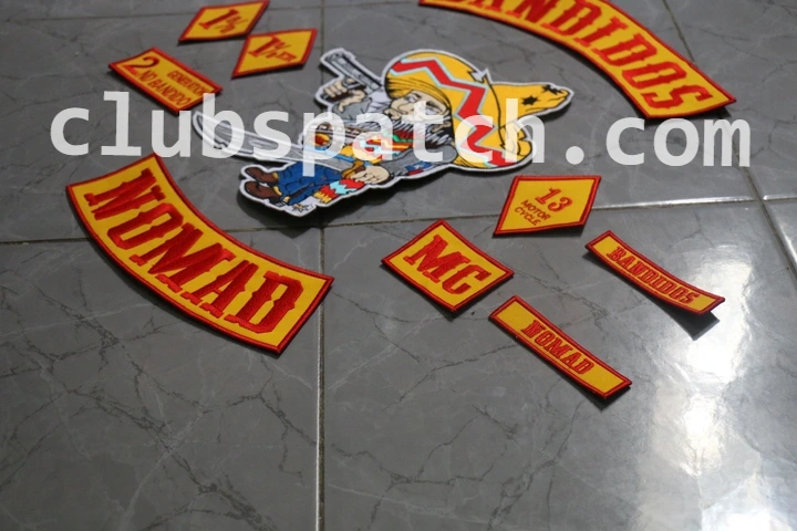 Bandidos Nomad Embroidery Patch - New Style