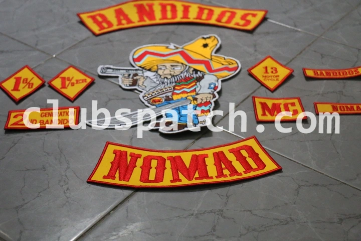 Bandidos Nomad Embroidery Patch - New Style