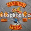 Bandidos Texas Embroidery Patch - New Style