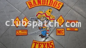 Bandidos Texas Embroidery Patch - New Style
